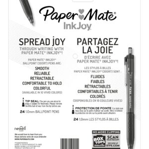 Paper Mate InkJoy 300RT Retractable Ballpoint Pens, Medium Point, 10 Ink Colors, 24 Pack (1951398)