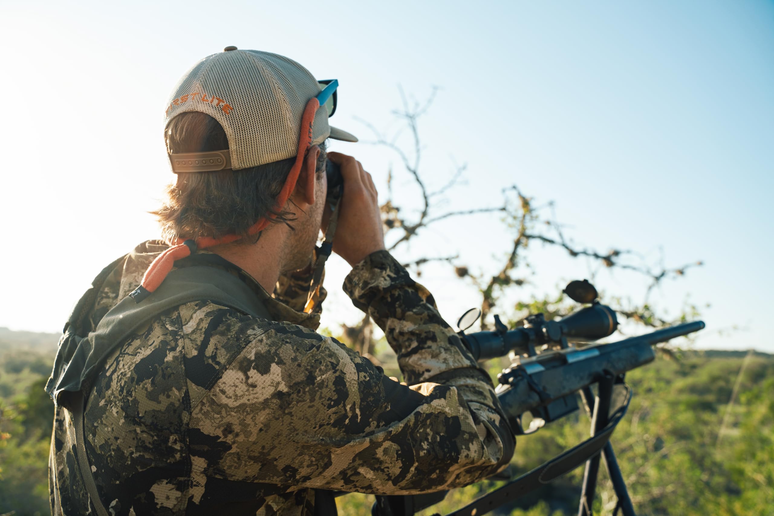 First Lite Trucker Hat - Lightweight Mesh Hunting Cap - Dry Earth - One Size