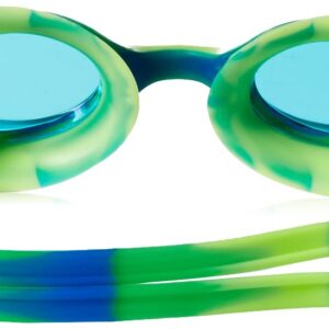 TYR Big Swimple Tie Dye Goggles, Blue/Green/Blue, One Size