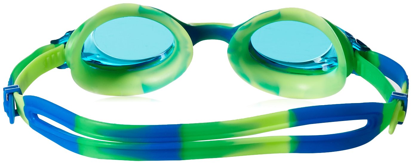 TYR Big Swimple Tie Dye Goggles, Blue/Green/Blue, One Size