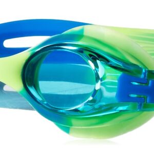 TYR Big Swimple Tie Dye Goggles, Blue/Green/Blue, One Size