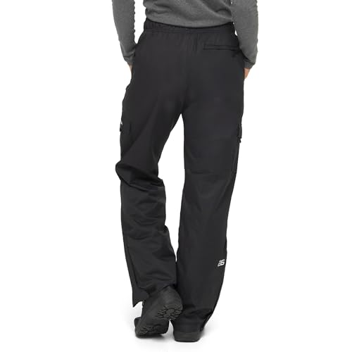 Arctix Women's Lumi Pull Over Fleece Lined Cargo Snow Pants, Black, Large