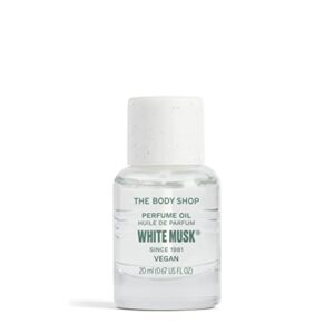 the body shop white musk perfume oil - fresh, floral and iconic scent - vegan - 20ml