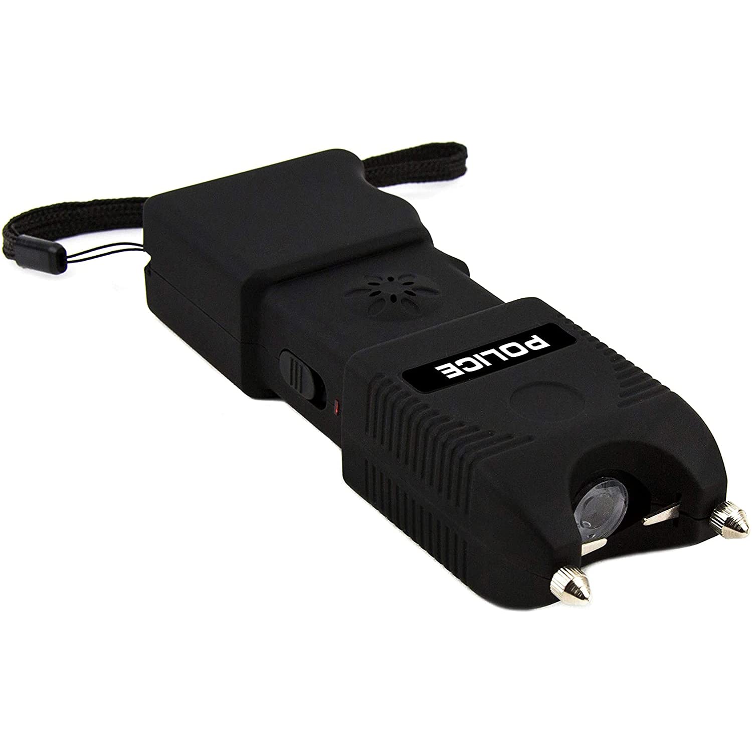 POLICE Stun Gun TW10 - Heavy Duty with LED Flashlight Siren Alarm