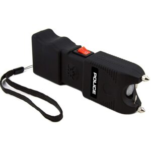 POLICE Stun Gun TW10 - Heavy Duty with LED Flashlight Siren Alarm