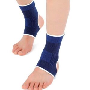 Ankle Brace Compression Support Sleeve for Running,Athletics, Injury Recovery, Joint Pain, and More(1 pair) by Evermacro