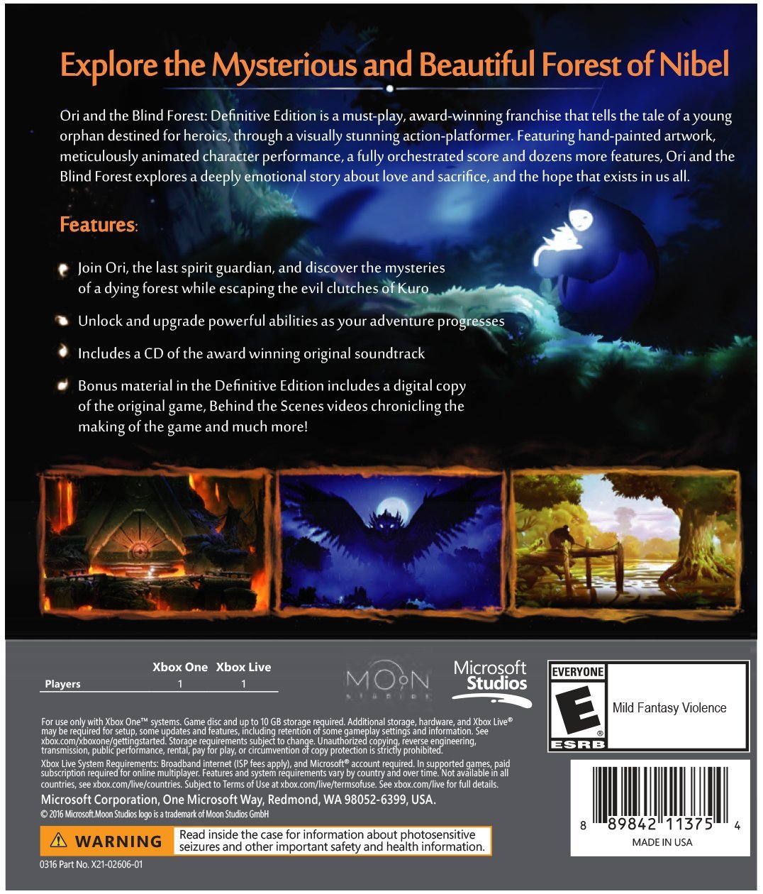 Ori and the Blind Forest: Definitive Edition - Xbox One