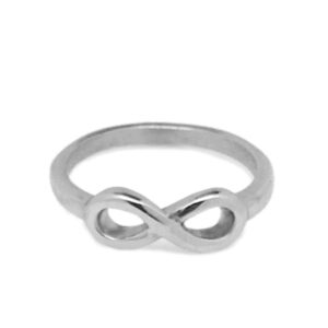 Loralyn Designs Stainless Steel Infinity Knot Promise Ring Jewelry for Sensitive Skin (Size 9)