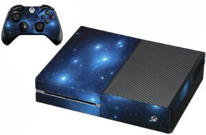 vwaq game skins designed to fit xbox one system and controller - galaxy print design - xgc1