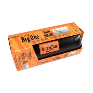 Tiger Tail The Big One Large Foam Roller - High Density Massager for Back, Legs, Glutes, Hips, Shoulders, Muscles, Deep Tissue, and Myofascial Release