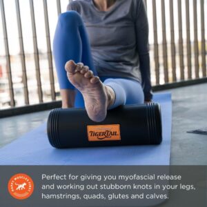 Tiger Tail The Big One Large Foam Roller - High Density Massager for Back, Legs, Glutes, Hips, Shoulders, Muscles, Deep Tissue, and Myofascial Release