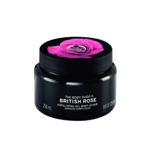 The Body Shop British Rose Body Scrub Exfoliator - 250ml