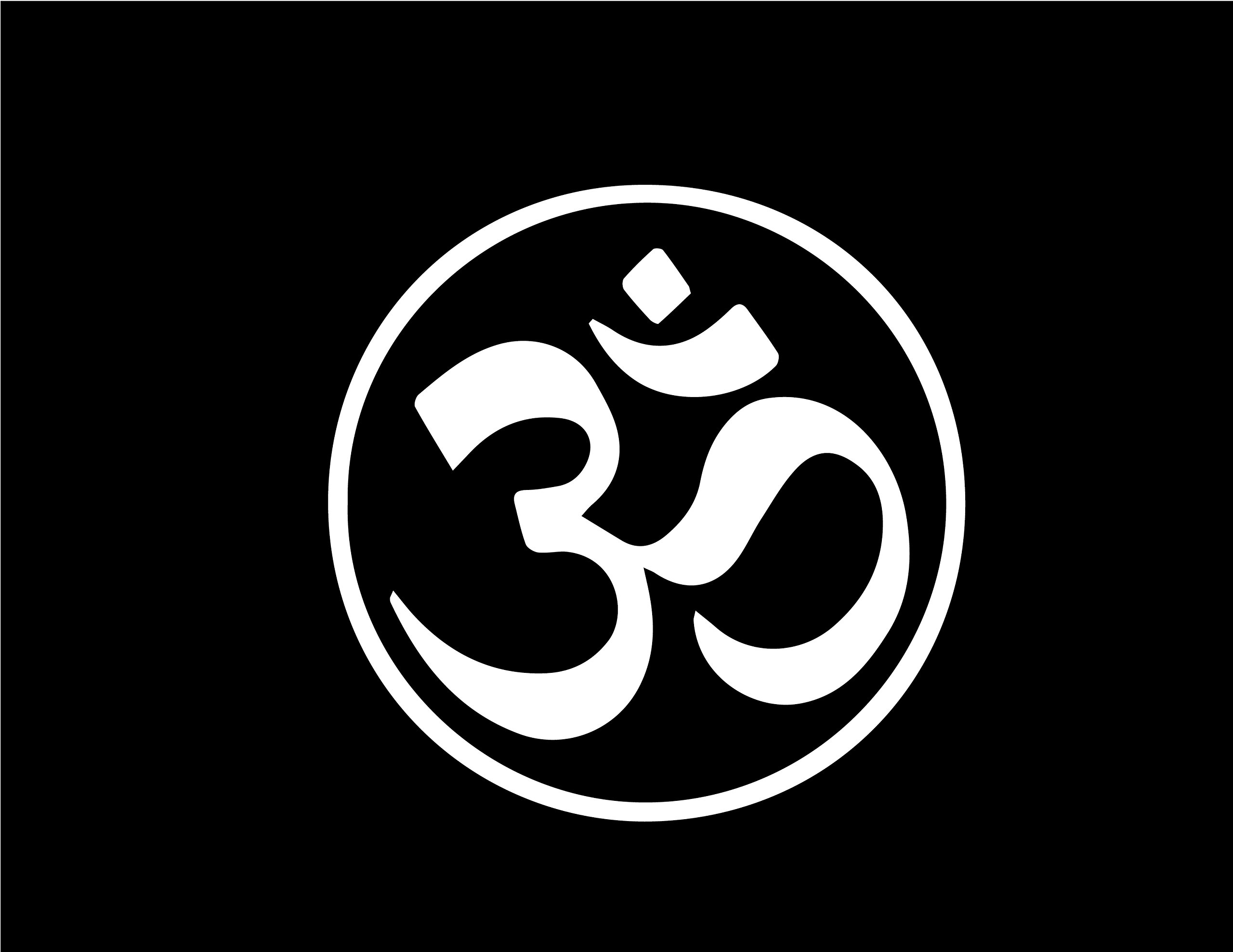 NI178 AUM OM Decal Sticker | Premium Quality Vinyl Decal | 5" Decal | Namaste Yoga Spiritual Peace Symbol | Hinduism