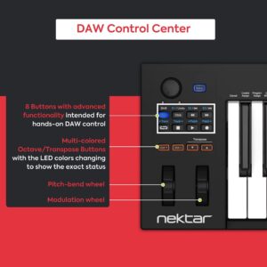 Nektar Impact GX49 49-Key USB MIDI Keyboard Controller