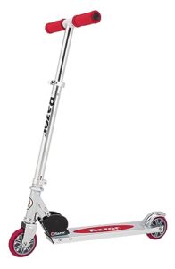 razor a kick scooter for kids - lightweight, foldable, aluminum frame, and adjustable handlebars