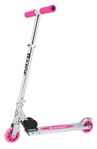 razor a kick scooter for kids - lightweight, foldable, aluminum frame, and adjustable handlebars