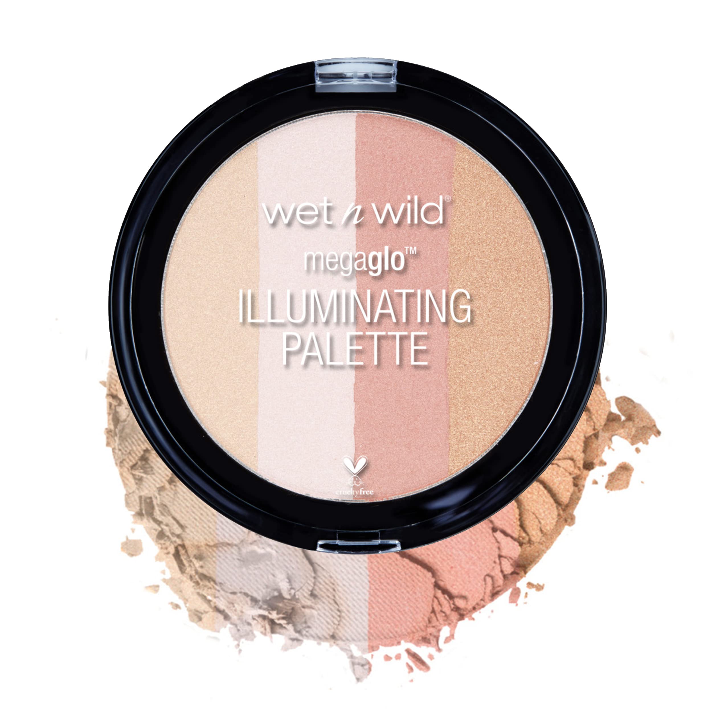 wet n wild Megaglo Illuminating Blush Palette, Catwalk Pink | Blush & Highlighter Makeup