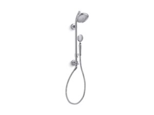 kohler artifacts shower head with handheld combo high pressure, one size, polished chrome, k-76472-cp