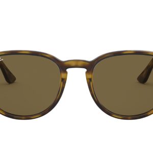 Ray-Ban RB4259 Round Sunglasses, Light Havana/Dark Brown, 51 mm