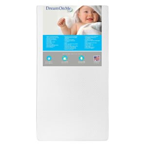 Dream On Me Lullaby 2-Sided Crib & Toddler 224 Coil Mattress (155-224)