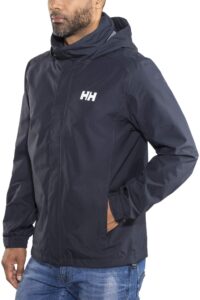 helly hansen men's dubliner waterproof windproof breathable rain coat jacket, 597 navy, 3x-large