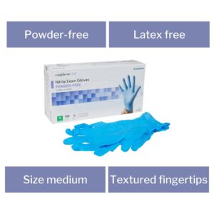 McKesson Confiderm 3.8 Disposable Nitrile Exam Glove Standard Cuff Length