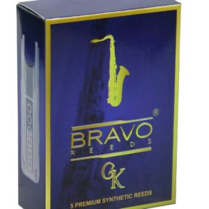 Bravo Synthetic Reeds for Tenor Saxophone-Strength 3.0 (Box of 5), Model BR-TS30