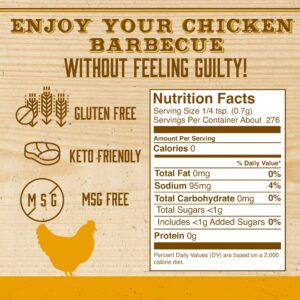 Chick Magnet Rotisserie Chicken Seasoning Rub for Cooking, Smoking, and Grilling, Gluten-Free, Low Sodium, Keto-Friendly Chicken Seasoning Spice Blend in 7oz Shaker - DennyMike’s