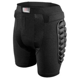 Soared 3D Protection Hip Butt EVA Paded Short Pants Protective Gear Guard Impact Pad Ski Ice Skating Snowboard Black XS