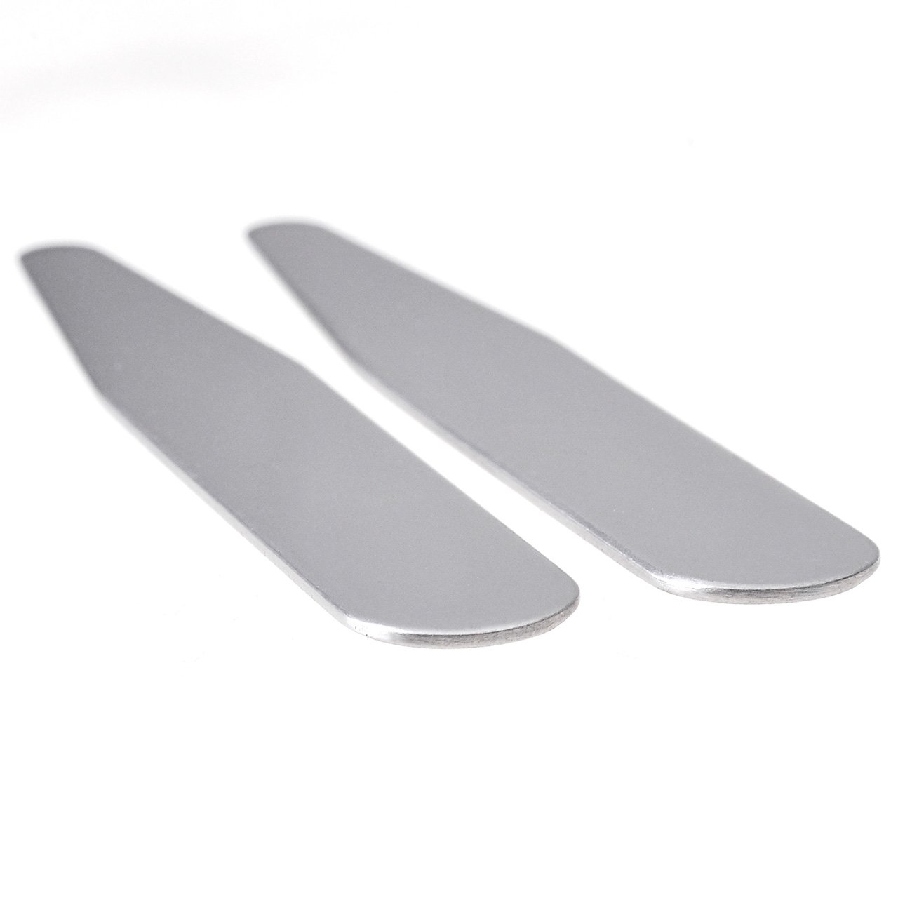 JOVIVI 36pc Stainless Steel Collar Stays in Clear Plastic Box for Mens Dress Shirt, Order The Sizes You Need (2.2")