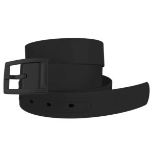 c4 classic premium belt – heavy duty, metal free, tsa friendly, work belt – adjustable to 44 inch - black strap with black buckle