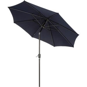 global industrial 8-1/2'h outdoor umbrella, olefin, navy blue