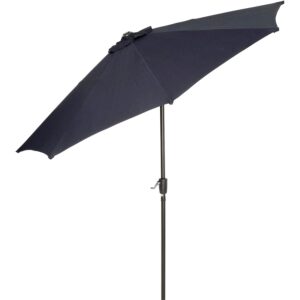 Global Industrial 8-1/2'H Outdoor Umbrella, Olefin, Navy Blue