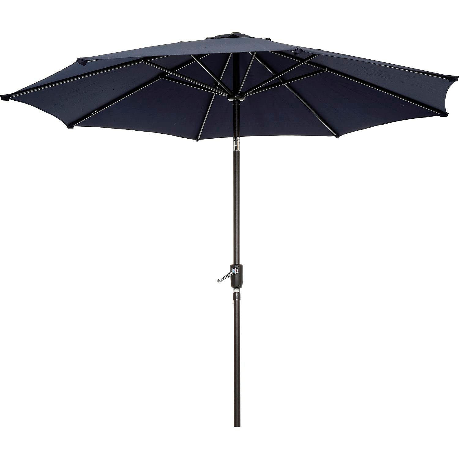 Global Industrial 8-1/2'H Outdoor Umbrella, Olefin, Navy Blue