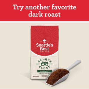 Seattle's Best Coffee Post Alley Blend Dark Roast Ground Coffee | 12 Ounce Bags (Pack of 6)