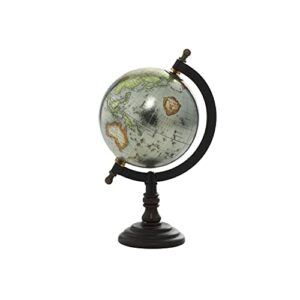 Deco 79 Mango Wood Globe, 6" x 5" x 10", Brown