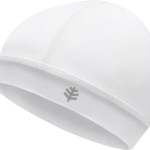 Coolibar UPF 50+ Unisex Hubbard UV Skull Cap - Sun Protective (Large/X-Large- White)