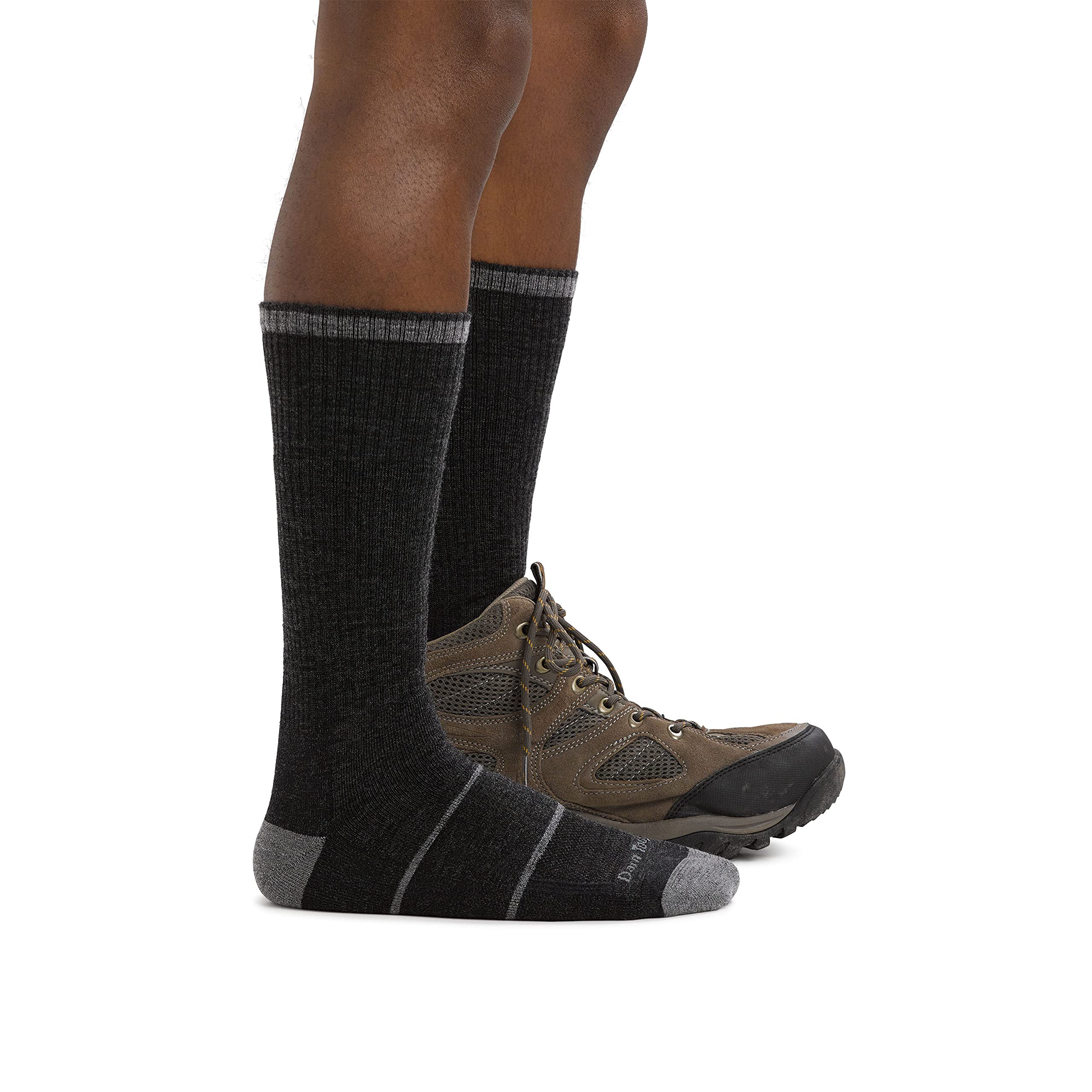 DARN TOUGH (Style 2009) Men's William Jarvis Work Sock - Gravel, Large