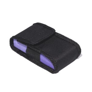 VIPERTEK VTS-880 Mini Stun Gun Rechargeable with LED Flashlight, Purple