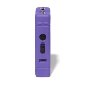 VIPERTEK VTS-880 Mini Stun Gun Rechargeable with LED Flashlight, Purple