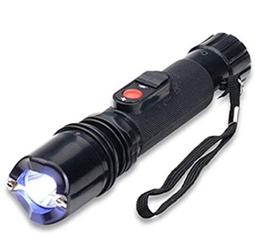 POLICE Stun Gun 305 Rechargeable with LED Flashlight Black