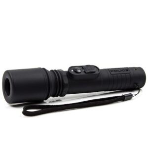 POLICE Stun Gun 305 Rechargeable with LED Flashlight Black