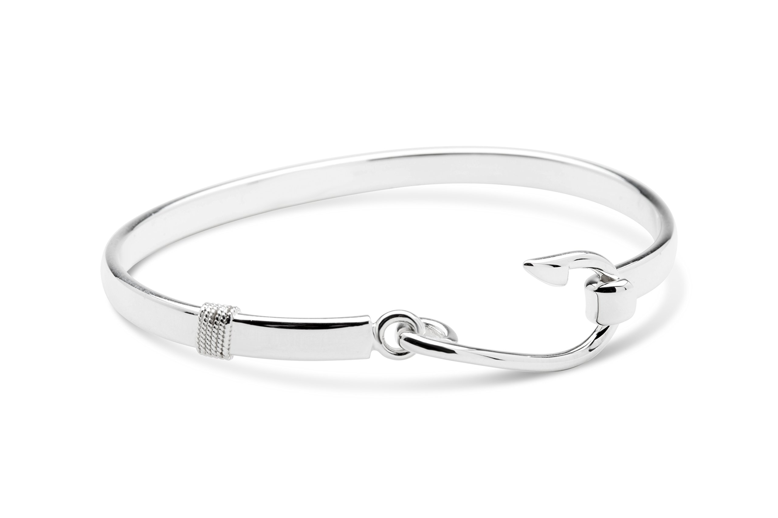 Michael's Jewelers-Provincetown Fish hook Bracelet from Cape Cod 925 sterling silver hook Bracelet (7)