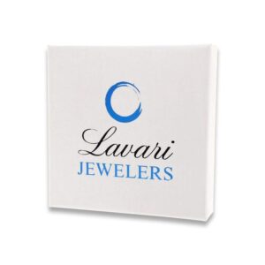 0.50 Carat Aquamarine Round Stud Earrings for Women in 14k White Gold 4 mm Birthstone Post with Friction Back I Push Back Studs by Lavari Jewelers