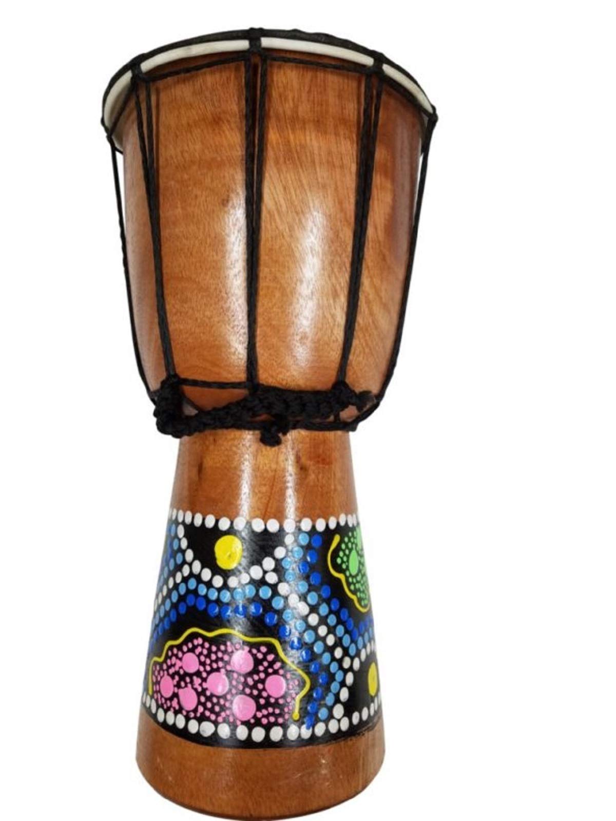 Djembe Drum- African Percussion Drum, Bongo Hand Drum Professional Sound (7")