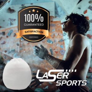 Laser Sports Chalk Ball Sock - Great for Weightlifting and Powerlifting - Increase Your Grip While Rock Climbing and Performing Gymnastics - for Men and Women - 3oz