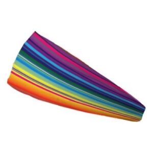 Bondi Band Colorful Stripes Moisture Wicking 4" Headband