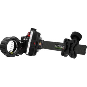 axcel accutouch carbon pro slider sight w accustat scope micro 5 pin .010 fiber