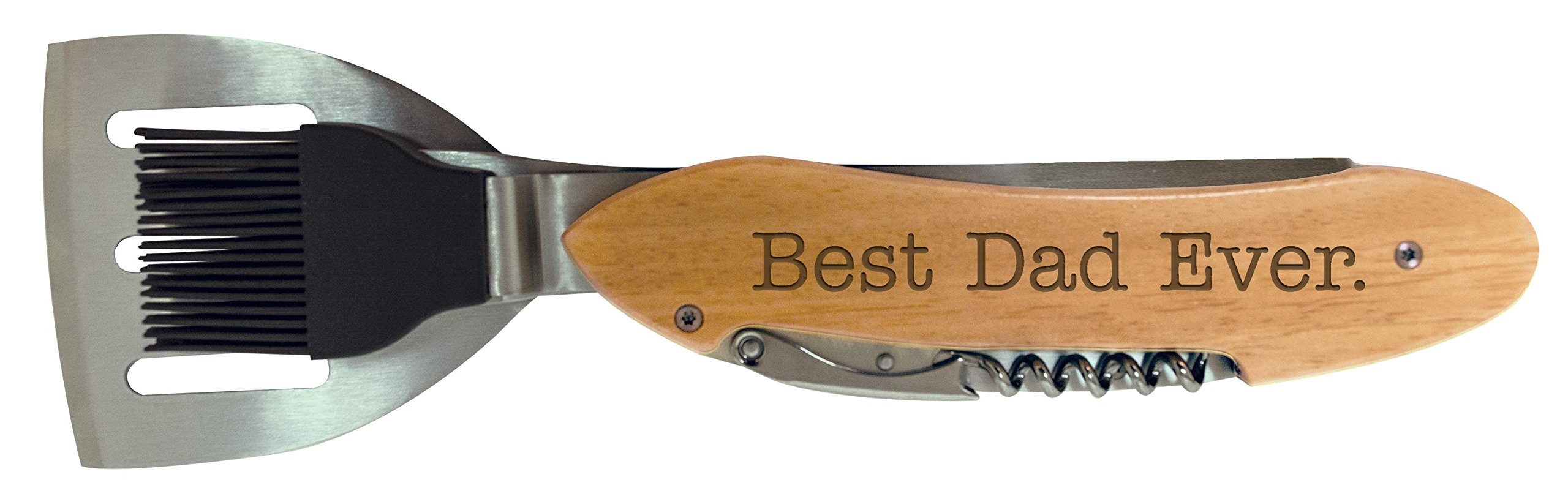 for Dad Best Dad Ever BBQ Grill Multi Tool Barbecue Spatula Grilling Accessories