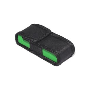 VIPERTEK VTS-881 Micro Stun Gun for Self Defense Rechargeable with LED Flashlight, Green